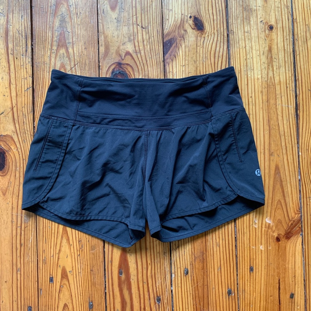Lululemon Black Shorts With Pocket